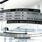 ORBITAL – circular flip dot display and kinetic sculpture at VW Autostadt – 180.000 pixels, photo: Cristopher Bauder